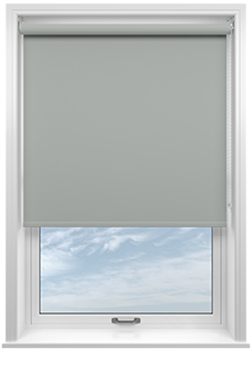 Trinity (FR Blackout), Heron Grey - Roller Blind